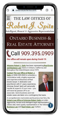 Attorney Web Services -Mobile Friendly Websites - Robert J. Spitz